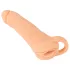 Nature Skin - 2i1 kunstskede og penishylster - 23cm - hudfarvet