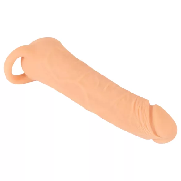 Nature Skin - 2i1 kunstskede og penishylster - 23cm - hudfarvet