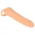 Nature Skin - 2i1 kunstskede og penishylster - 23cm - hudfarvet