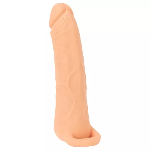 Nature Skin - 2i1 kunstskede og penishylster - 23cm - hudfarvet
