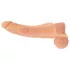 Nature Skin - 2i1 kunstskede og penishylster - 23cm - hudfarvet