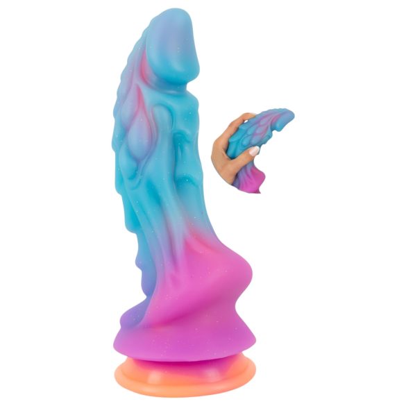 Beasty Cocks - Ufo silikonedildo (blå-orange)