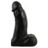 Realistixxx Real Giant - kæmpe dildo med kugler - 22 cm (sort)