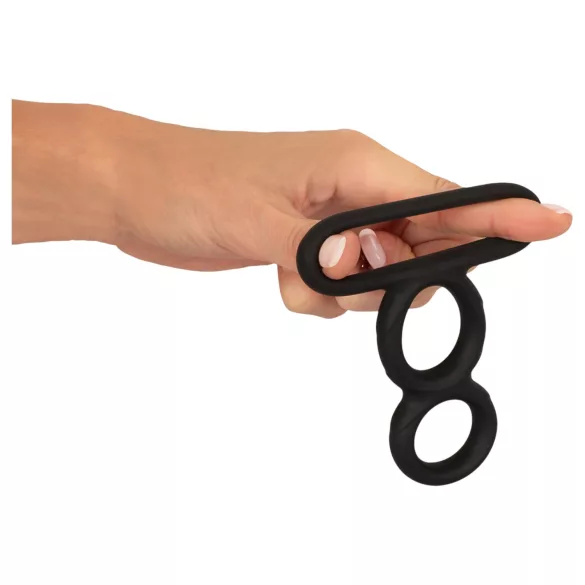 Erecto - penisring sæt - triple ring - sort