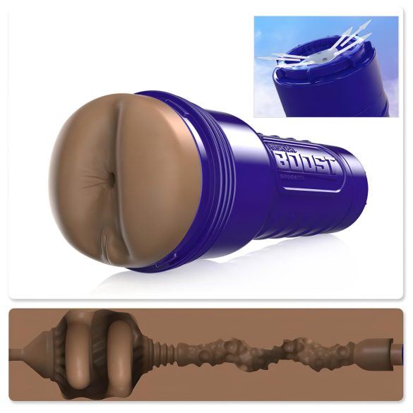 Fleshlight Boost Blast - livagtig brun bagdel-oplevelse