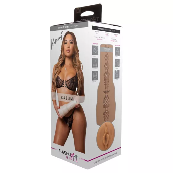 Fleshlight Kazumi Kumzumi - realistisk masturbator - vaginasleeve - natur