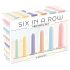 Six in a Row - dildo træner sæt - 6 stk (farverig)