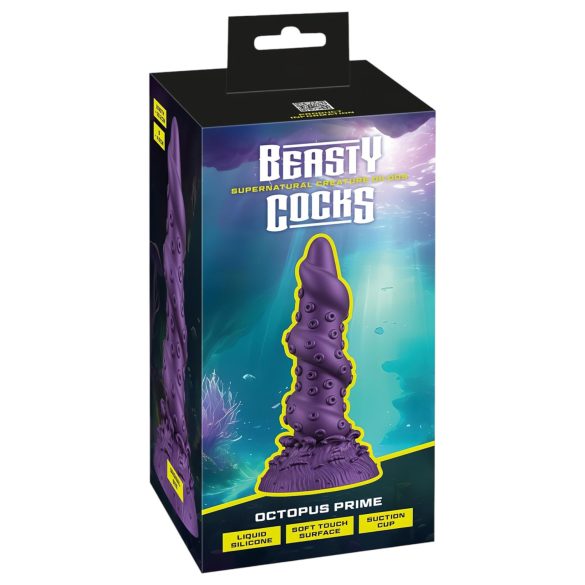 Beasty Cocks Octopus Prime - blæksprutte dildo (lilla)