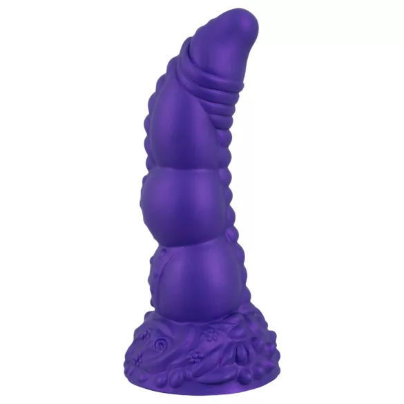 Beasty Cocks - dildo med testikler - realistisk - silikon - lilla