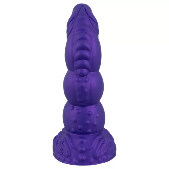 Beasty Cocks - dildo med testikler - realistisk - silikon - lilla