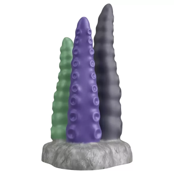 Beasty Cocks - dildo med tre tentakler - silikone