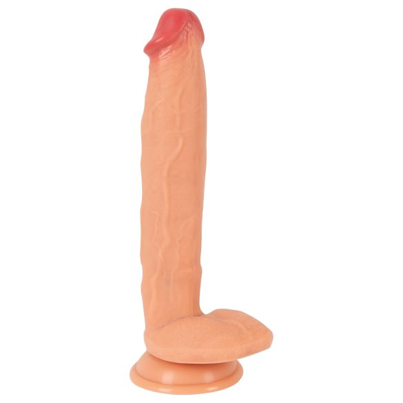 Realistixxx Ægte Kæmpe - ekstra stor dildo med testikler (natur)