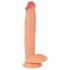 Realistixxx Ægte Kæmpe - ekstra stor dildo med testikler (natur)