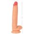Realistixxx Ægte Kæmpe - ekstra stor dildo med testikler (natur)