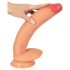 Realistixxx Ægte Kæmpe - ekstra stor dildo med testikler (natur)