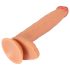 Realistixxx Ægte Kæmpe - ekstra stor dildo med testikler (natur)