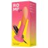 ROMP Dizi - Elastisk silikone dildo (pink-orange)
