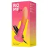 ROMP Dizi - dildo - fleksibel silikone - pink/orange