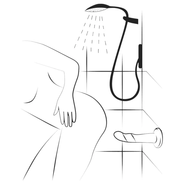 ROMP Piccolo - fleksibel dildo - silikone - blå-lilla