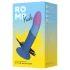 ROMP Piccolo - fleksibel dildo - silikone - blå-lilla
