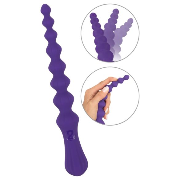 You2Toys - Lilla, fleksibel analdildo med kugler