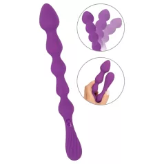 You2Toys - fleksibel analdildo med kugler - lilla