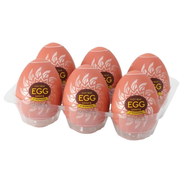 TENGA Egg Shiny II Stronger - Kraftfuld æggemasturbator (6 stk)