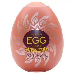   TENGA Egg Shiny II Stronger - onanieredskab - genanvendelig - hvid