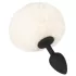 You2Toys - analplug med kaninhalepynt - sort