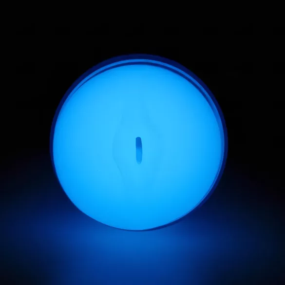 Kiiroo Feel Glow - lyserende kunstskede - PowerBlow kompatibel (hvid)