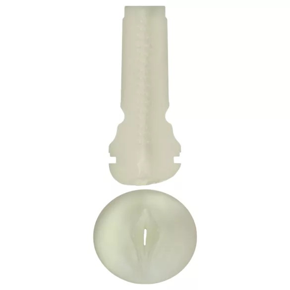 Kiiroo Feel Glow - lyserende kunstskede - PowerBlow kompatibel (hvid)