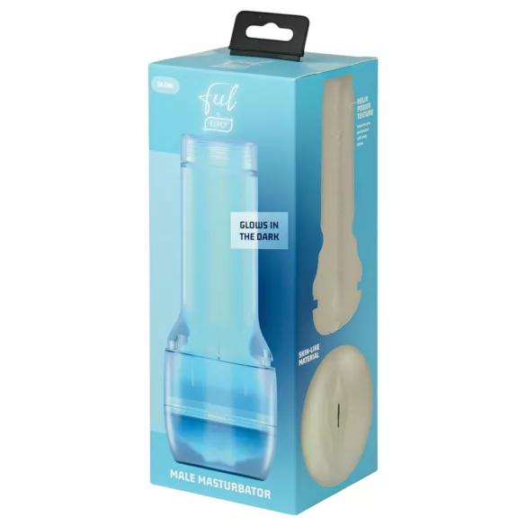 Kiiroo Feel Glow - lyserende kunstskede - PowerBlow kompatibel (hvid)