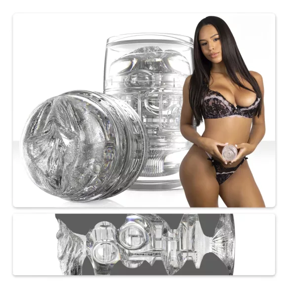 Fleshlight Quickshot Autumn Falls - rejse-onaniprodukt (gennemsigtig)