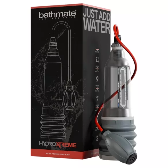 Bathmate HydroXtreme 8 - hydropumpe-sæt (gennemsigtig)