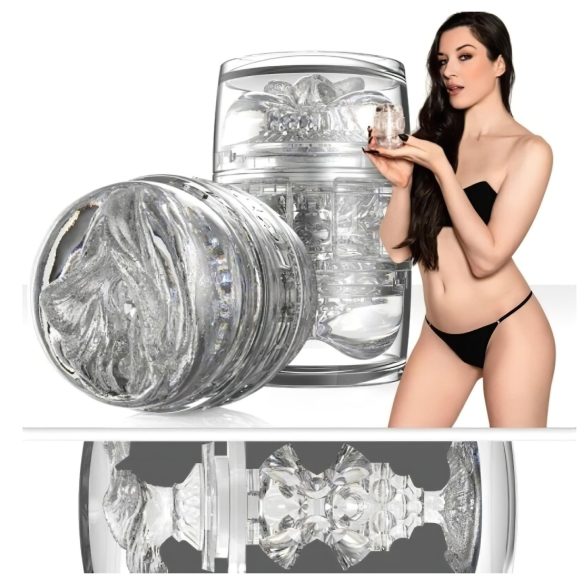 Fleshlight Quickshot Stoya - rejsevenlig onanibæger (gennemsigtig)