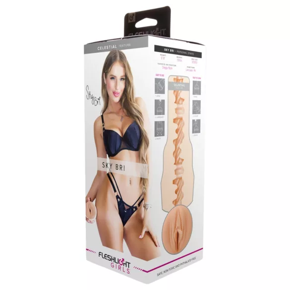 Fleshlight Sky Bri Celestial - realistisk masturbator - natur