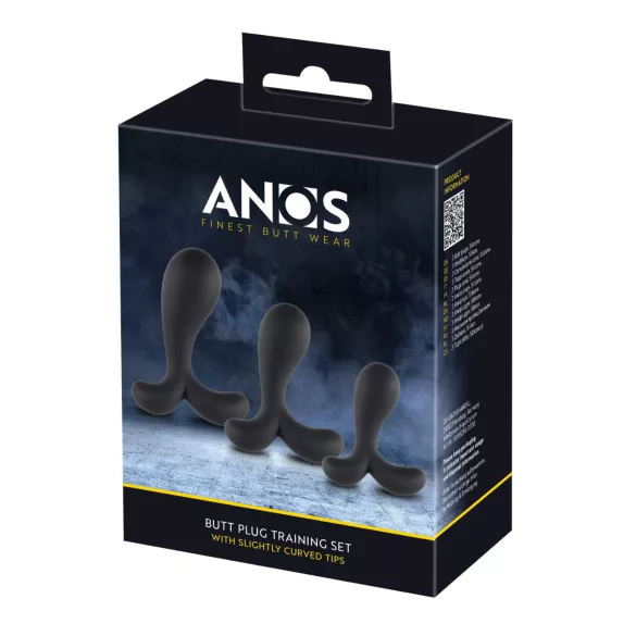 ANOS - analtræningssæt - plug sæt - sort