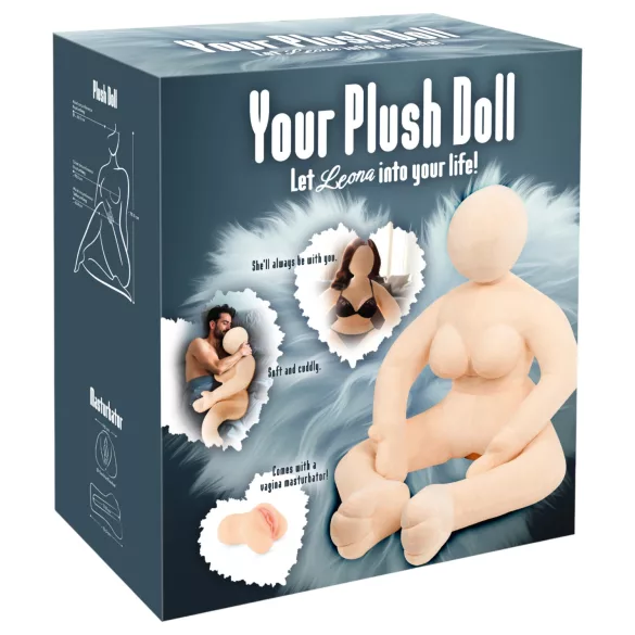 You2Toys - krammevenlig plys sexdukke (natur)