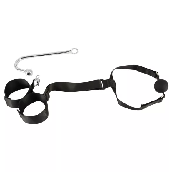 Bad Kitty - bondage-sæt (sort)