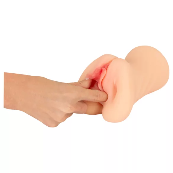 Nature Skin - skede- og mundmasturbator (naturfarvet)