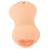 Nature Skin - skede- og mundmasturbator (naturfarvet)