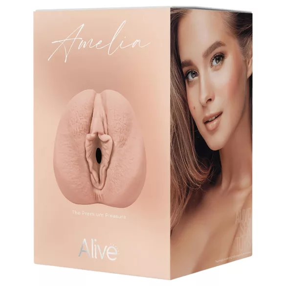 Alive - masturbator til mænd - realistisk vagina - naturfarve