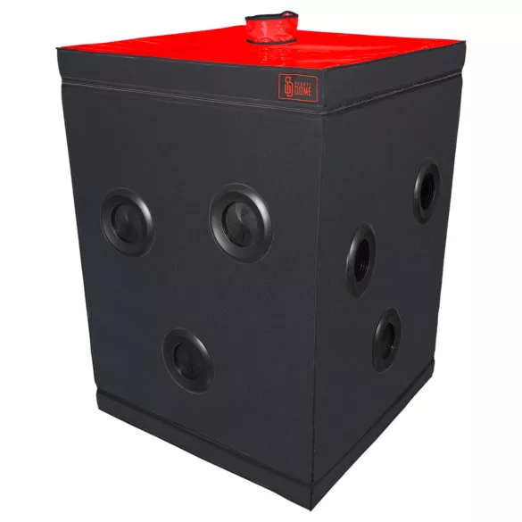 Secretdome - BDSM sexkabine med åbninger (sort)