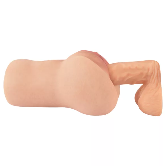 Realistixxx Real Stroker - realistisk vagina- og analmasturbator (hudfarvet)