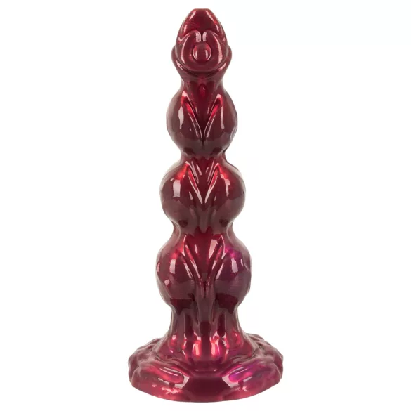 Beasty Cocks - Werewolf Willie dildo med sugekop - bordeaux (21 cm)