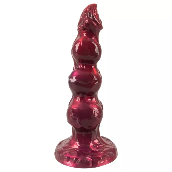 Beasty Cocks - Werewolf Willie dildo med sugekop - bordeaux (21 cm)
