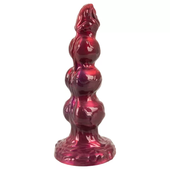 Beasty Cocks - Werewolf Willie dildo med sugekop - bordeaux (21 cm)