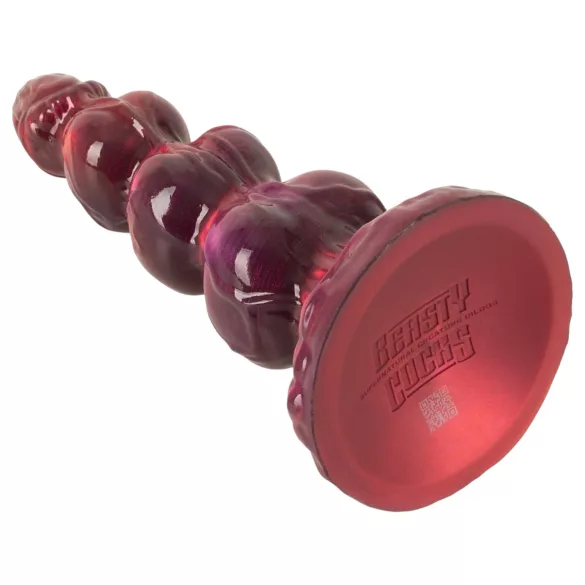 Beasty Cocks - Werewolf Willie dildo med sugekop - bordeaux (21 cm)