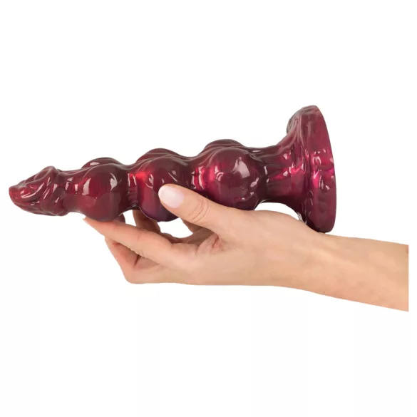 Beasty Cocks - Werewolf Willie dildo med sugekop - bordeaux (21 cm)