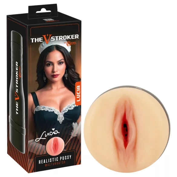 Rebel The V-Stroker Lucia - realistisk kunstig vagina onaniprodukt (hudfarvet)